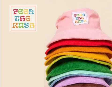 Rush Bowls corduroy hats.