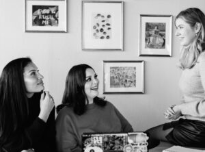 The Hi Lo Design Co team discussing what makes a brand profitable.