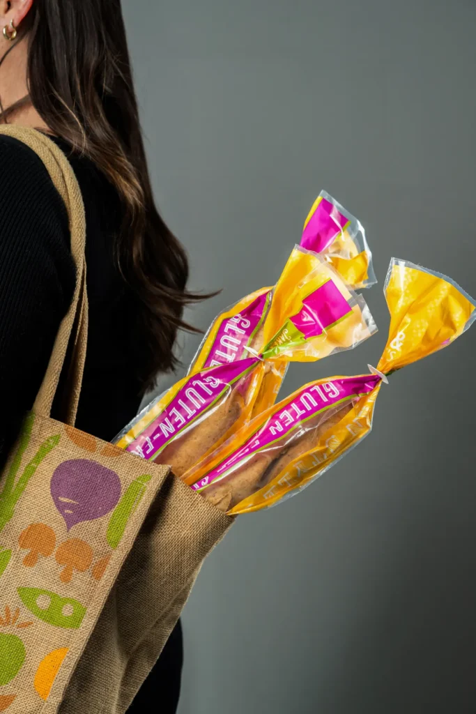 Gluten free bread packaging design by Hi Lo Design Co CPG packaging design agency